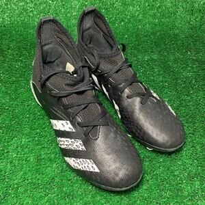 ADIDAS Predator Freak.3 FG Youth Size 3.5 Soccer Cleats FY1031 Black White EUC